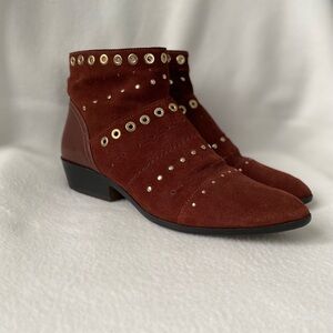 Geox Respira European Size 39 Suede Rust Bootie